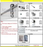 frameless glass sliding door hardware	