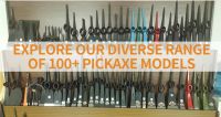 Garden Wood Handle Steel Pickaxe Mining