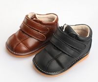 Freycoo Winter Baby Boys Genuine Leather Ankle Boots