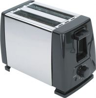 2 slice stainless steel hot sale toaster