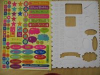 Scrapbook Sticker and Stencil