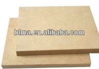 1220*2440 E2 grade black mdf /plain mdf