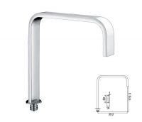 Good Price China Stainless Steel SS Square Faucet Spout, Tap Faucets Water Spouts