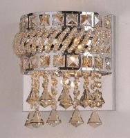 crystal wall light