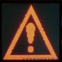 P6 LED Parking warning screen