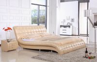 9916 Modern Leather Bed