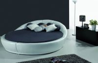 V23 round Leather Bed