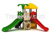 Outdoor residential playground equipment for kids play