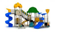 Outdoor commercial playground structures