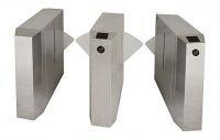 Access control security flap retractable turnstiles