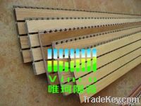 grooved wooden sound insulation board for wall and stock for sale