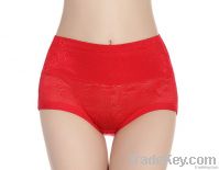 hipster Modal wih Lace waistband Pure Color brief Underwear -8020#