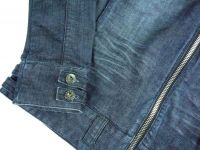 High quality OEM men's denim jacket with good effect washed