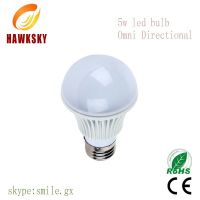 factory price energy saving dimmable 5W E27 Aluminum Light LED bulb