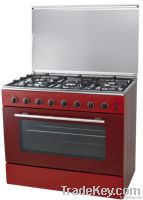 Free-Standing Gas Range Stainless Steel 90*60cm, 5 Burners