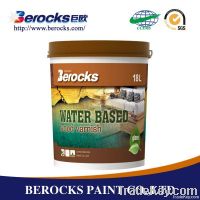 Water-based wood paint