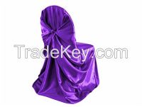 Universal satin chair cover