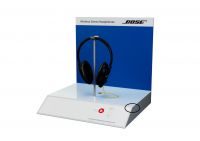 wireless stereo headphone, earphone category metal or acrylic display