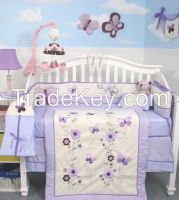 2014 New Design girl baby bedding set