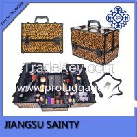 SACMC088 leopard printing aluminum professional make up case