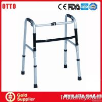 Folding walker for elderly