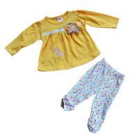 Flower Butterfly Emberoidery spring/autumn long sleeve and pans