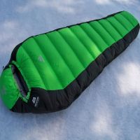 Waterproof fabric 90% washed duck down filling sleeping bags for cold season  