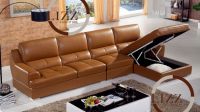 Sectional Leather Sofa L.P6013#