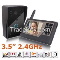 3.5inch wireless video door phone intercom system TEC35VJW11