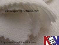 Polyester woven fusible interlining Micro dot---best price