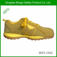Lightweight Suede Cow Leather Men Outdoor Sporty Safety Shoe