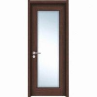 Wooden Glass Solid Interior Wooden Door