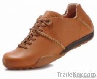 Men&#039;s shoe Full grain leather material &amp;Gum rubber outsole YZS-DM48-BR
