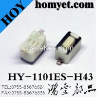 3*6mm SMD Tact Switch with White Color Body (HY-1101ES-H43)