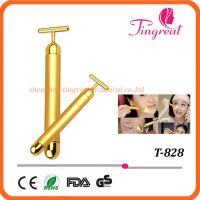 Golden anti-wrinkle massager