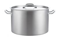 Tri- Ply Commercial SS Saucepot with  Lid(03 style)