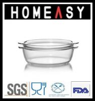 Clear High Borosicilate Pyrex Glass Casserole