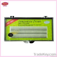 Natural V black color 2flares silk eyelash extension supplier false eyelash extension