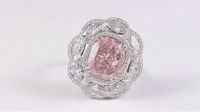 Fancy Pink Diamond Ring 10.03