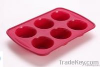 6 cup silicone muffine pan with rack