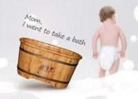  natural color wooden bath tub for baby soaking from China, mini bathtub, mini hot tub