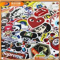 Custom Car Window sticker, PVC Cartoon Car Window Sticker