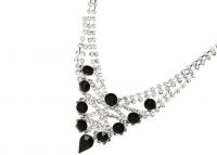 New design necklace with jet crystal NF1214-0650 