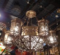 Classical Moroccan Cooper Chandelier for 008-3196-PL