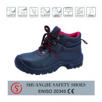 Mid-East style high ankle leather security shoe industrial safety shoe for workplace