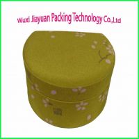 Printed Yellow popular Jewelry box Heart-shaped jewelry box