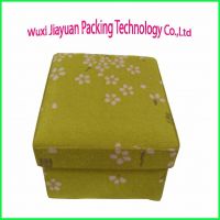 Beautiful Yellow popular Jewelry box Heart-shaped jewelry box