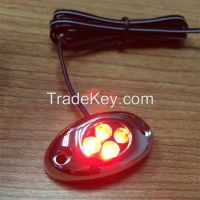 High Quality 4 LED License Plate Light for Motorcycle