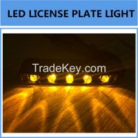 Red Yellow Blue Green White Color 5 LED License Plate Number Light for Motorcycles&amp;amp;amp;Cars