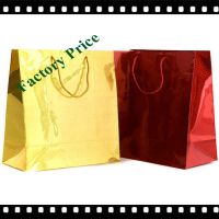 Paper Gift Bag With Laser Lamination